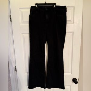 Old Navy Women's Black High Waist Flare Jeans